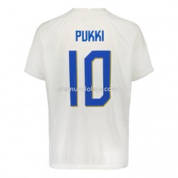 Camisola Finlândia PUKKI 10 Equipamento Primeiro 2022 Manga Corta